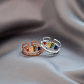 Radiant Pride Tiara Crown Ring – Rainbow Gem LGBTQ+ Jewelry for Your Queen – (One Size Fits All)