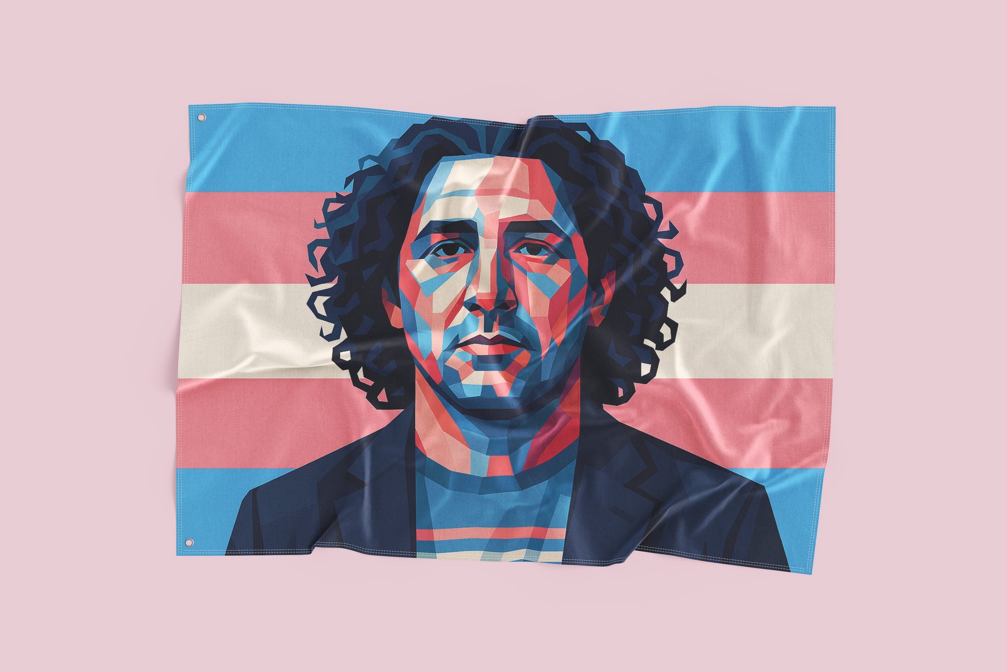 Custom Pride Flag with Your Photo – Personalized LGBTQ+ Art Flag