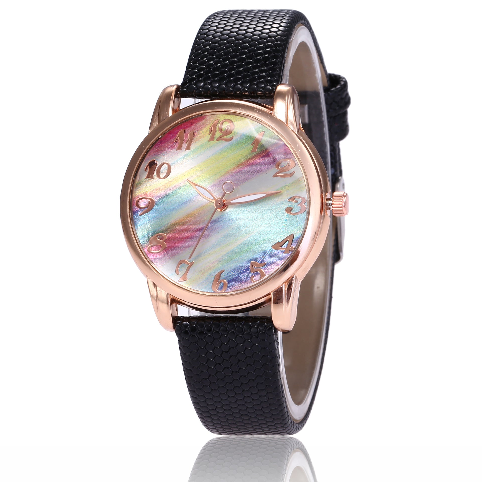 Dazzling LGBTQ+ Rainbow Watch – Pride Merch Must-Have | PrideCreated Exclusive Timepiece for Queer Joy & Bold Self-Expression ⏰✨