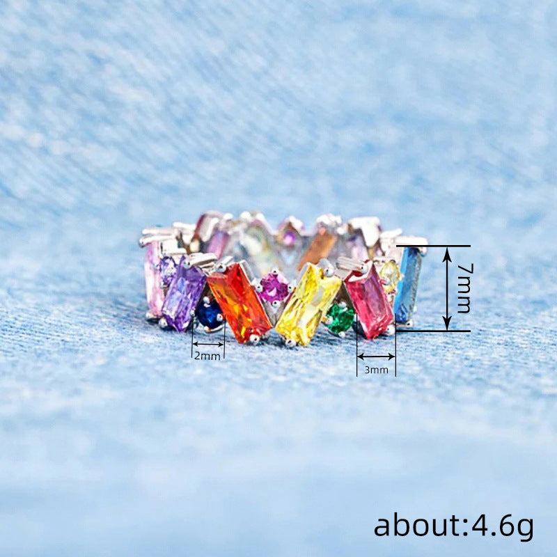 Radiant Rainbow Pride Ring – Gold & Silver Options | LGBTQ+ Equality & Love Jewelry