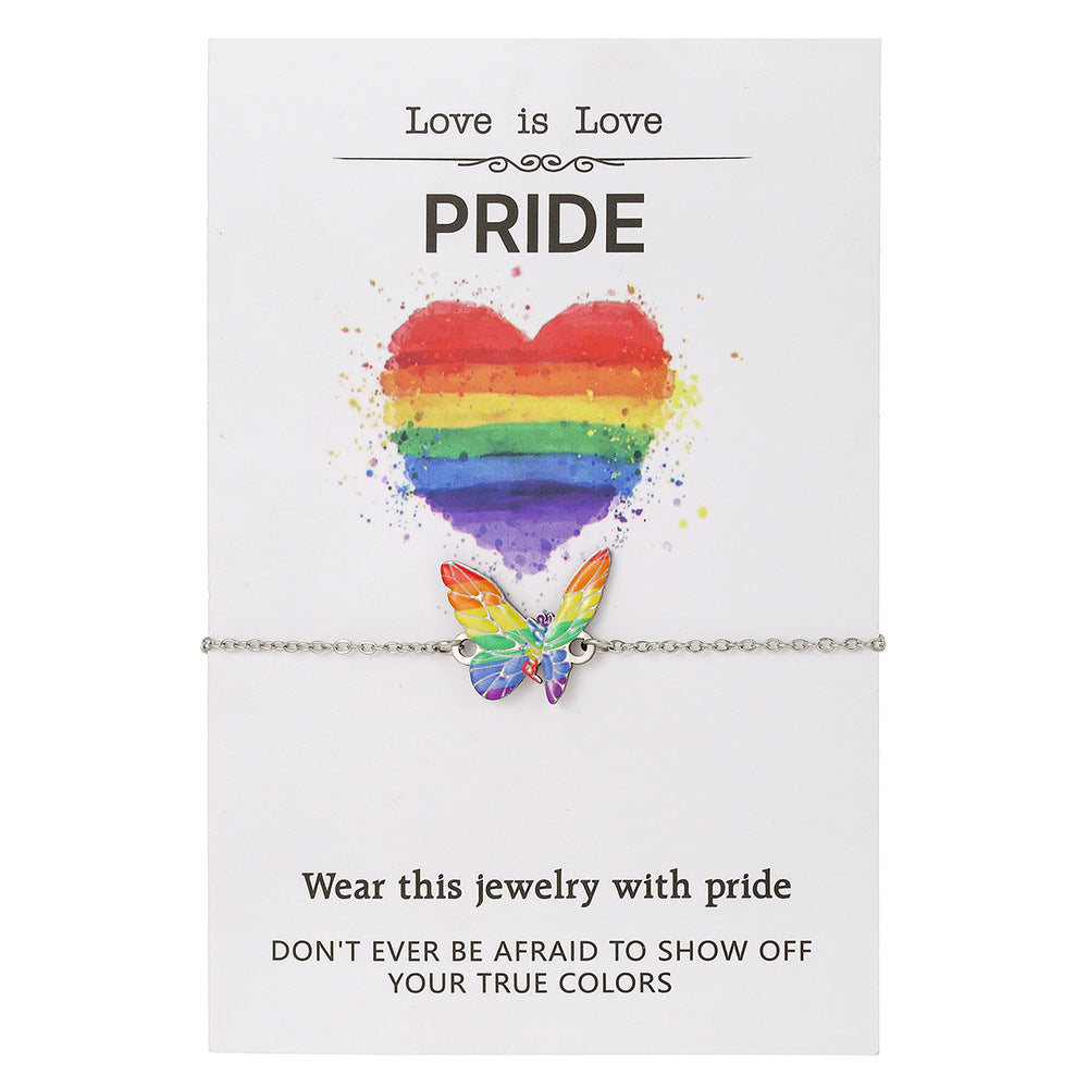 Love Is Love Pride Necklace Collection – Rainbow Pendant Jewelry for LGBTQ+ Unity & Equality