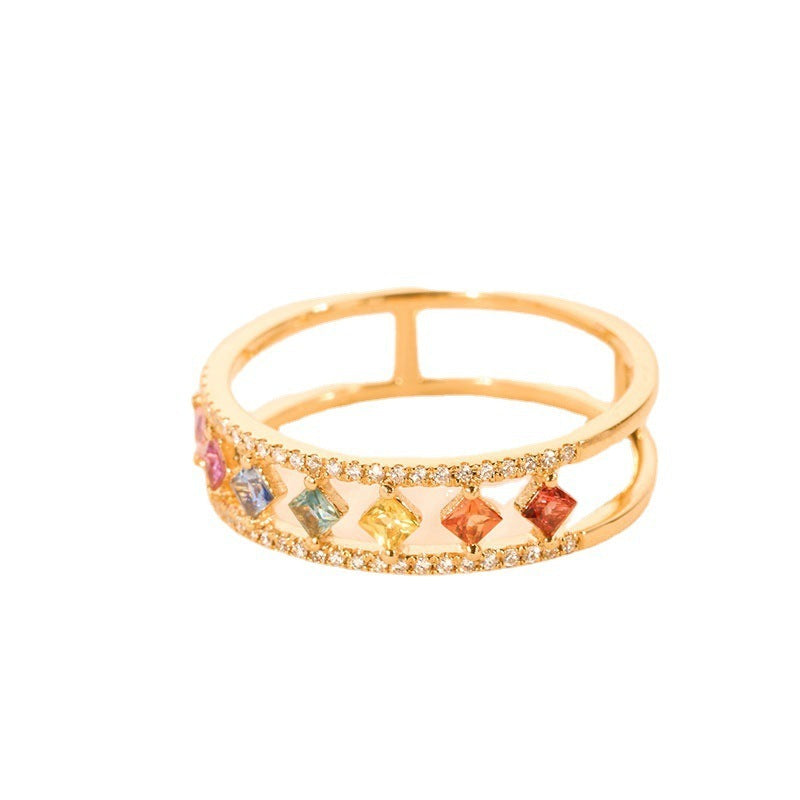 Dazzle With Pride: LGBTQ+ Rainbow Ring – Stunning Pride Merch for Bold, Beautiful Souls ️‍✨